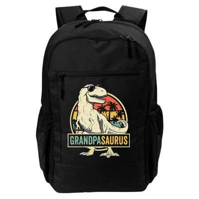 Grandpasaurus T Rex Dinosaur Grandpa Saurus Family Matching Backpack