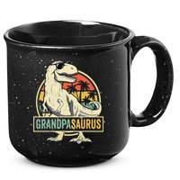 Grandpasaurus T Rex Dinosaur Grandpa Saurus Family Matching 15oz Campfire Ceramic Mug