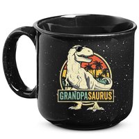 Grandpasaurus T Rex Dinosaur Grandpa Saurus Family Matching 15oz Campfire Ceramic Mug