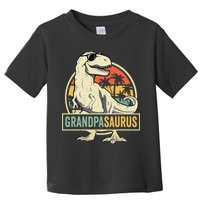Grandpasaurus T Rex Dinosaur Grandpa Saurus Family Matching Toddler T-Shirt
