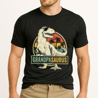 Grandpasaurus T Rex Dinosaur Grandpa Saurus Family Matching Performance Shirt