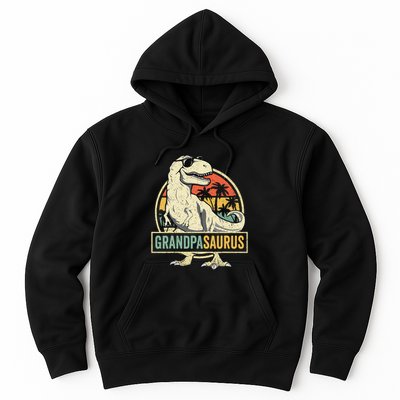 Grandpasaurus T Rex Dinosaur Grandpa Saurus Family Matching Hoodie
