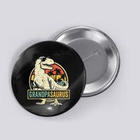 Grandpasaurus T Rex Dinosaur Grandpa Saurus Family Matching Button
