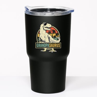 Grandpasaurus T Rex Dinosaur Grandpa Saurus Family Matching Tumbler