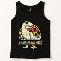Grandpasaurus T Rex Dinosaur Grandpa Saurus Family Matching Tank Top