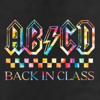 Girls Teachers Rock Back To School ABCD Back In Class Adult Drive Performance Visor
