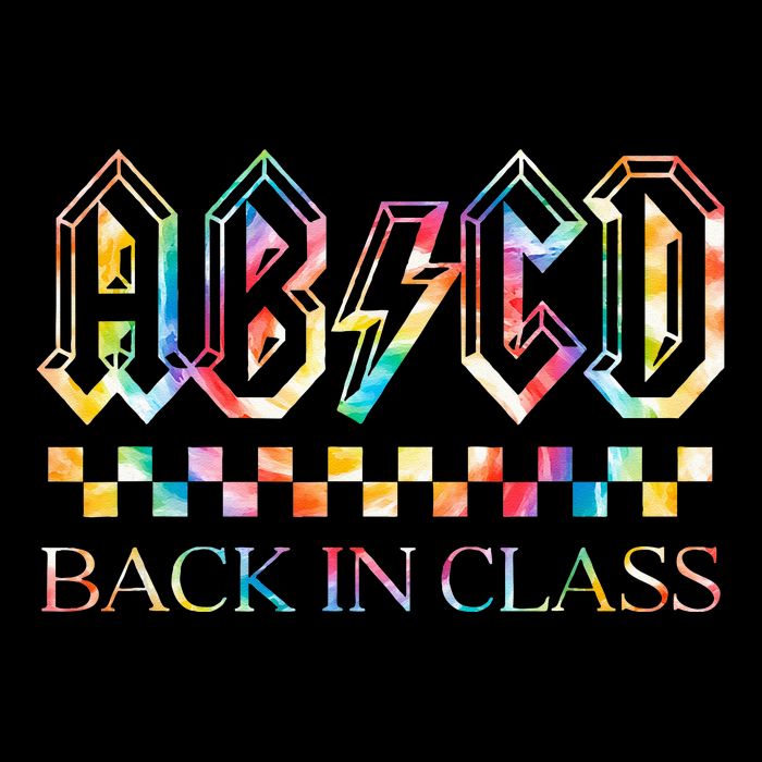 Girls Teachers Rock Back To School ABCD Back In Class 16 in Basic Backpack