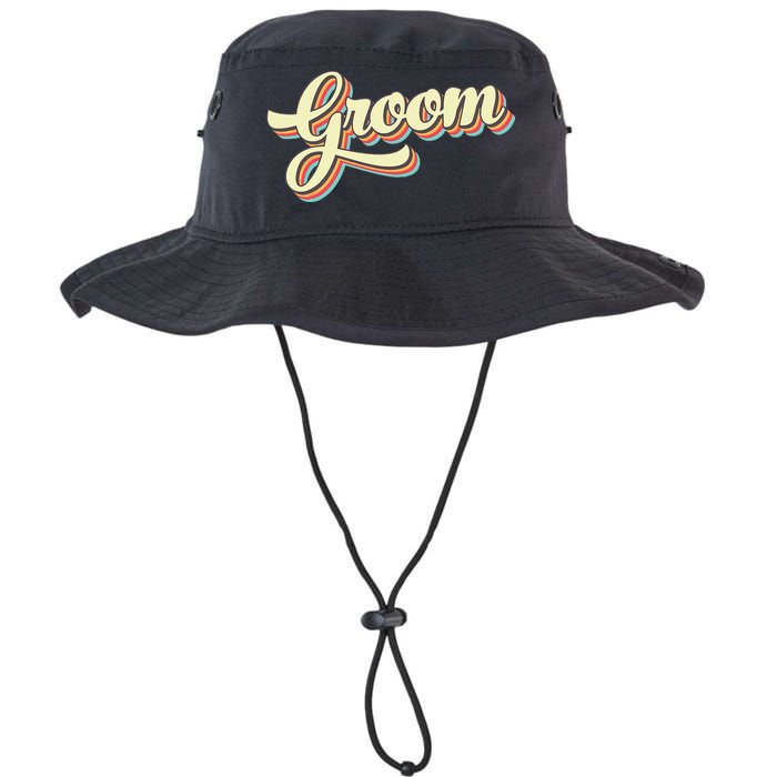 Groom T Retro Art Baseball Font Vintage Legacy Cool Fit Booney Bucket Hat