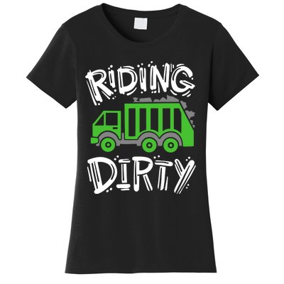 Garbage Truck Riding Dirty Women's T-Shirt