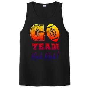 Go Team Rah Football Sarcastic Cheerleader Non Sports Fan Cool Gift PosiCharge Competitor Tank