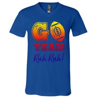 Go Team Rah Football Sarcastic Cheerleader Non Sports Fan Cool Gift V-Neck T-Shirt