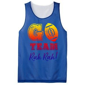 Go Team Rah Football Sarcastic Cheerleader Non Sports Fan Cool Gift Mesh Reversible Basketball Jersey Tank