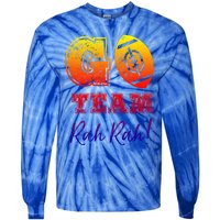 Go Team Rah Football Sarcastic Cheerleader Non Sports Fan Cool Gift Tie-Dye Long Sleeve Shirt