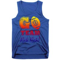 Go Team Rah Football Sarcastic Cheerleader Non Sports Fan Cool Gift Tank Top