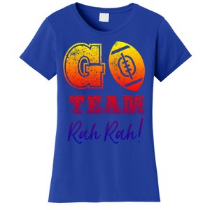 Go Team Rah Football Sarcastic Cheerleader Non Sports Fan Cool Gift Women's T-Shirt