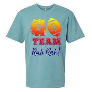 Go Team Rah Football Sarcastic Cheerleader Non Sports Fan Cool Gift Sueded Cloud Jersey T-Shirt