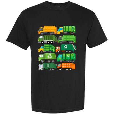 Garbage Truck Recycling Day Trash Waste Separation Birthday Garment-Dyed Heavyweight T-Shirt