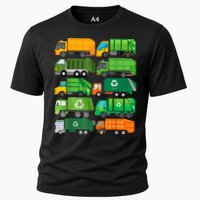Garbage Truck Recycling Day Trash Waste Separation Birthday Cooling Performance Crew T-Shirt