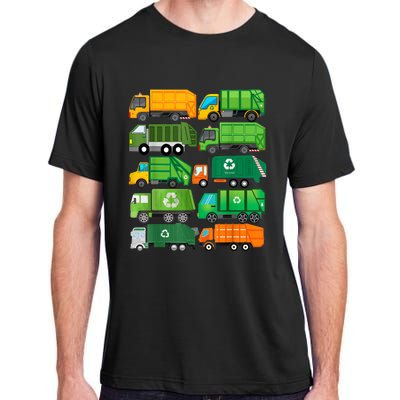 Garbage Truck Recycling Day Trash Waste Separation Birthday Adult ChromaSoft Performance T-Shirt