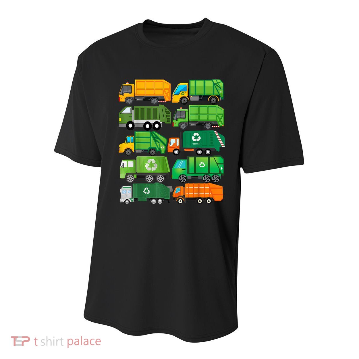 Garbage Truck Recycling Day Trash Waste Separation Birthday Youth Performance Sprint T-Shirt