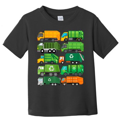 Garbage Truck Recycling Day Trash Waste Separation Birthday Toddler T-Shirt