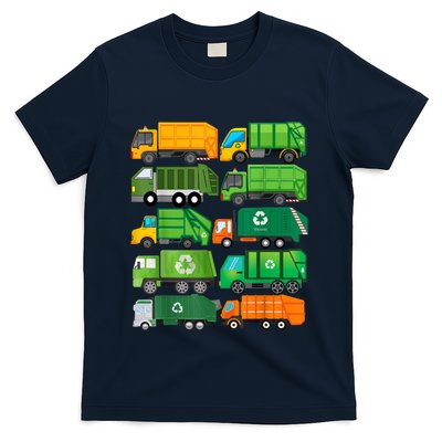 Garbage Truck Recycling Day Trash Waste Separation Birthday T-Shirt