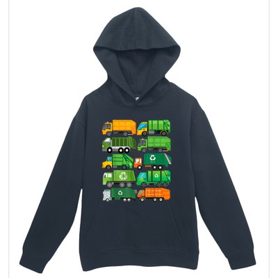 Garbage Truck Recycling Day Trash Waste Separation Birthday Urban Pullover Hoodie