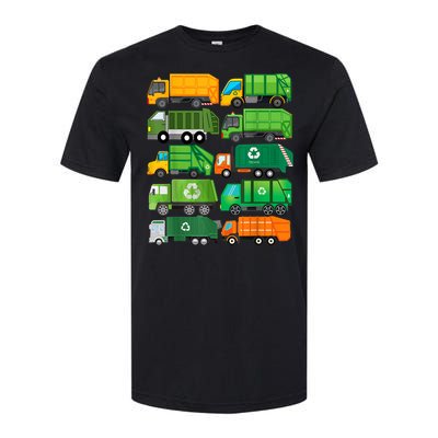 Garbage Truck Recycling Day Trash Waste Separation Birthday Softstyle CVC T-Shirt