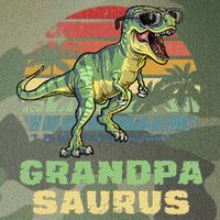 Grandpasaurus T Rex Dinosaur Grandpa Saurus Family Matching Legacy Tie Dye Trucker Hat