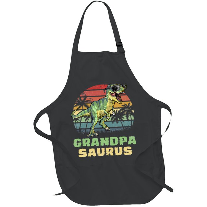 Grandpasaurus T Rex Dinosaur Grandpa Saurus Family Matching Apron