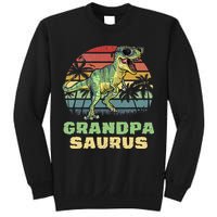 Grandpasaurus T Rex Dinosaur Grandpa Saurus Family Matching Sweatshirt