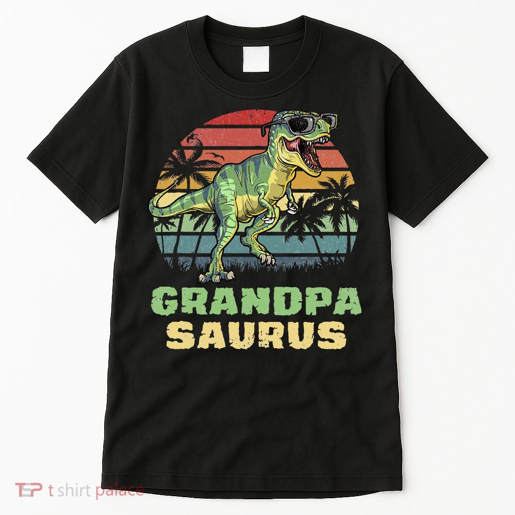 Grandpasaurus T Rex Dinosaur Grandpa Saurus Family Matching Tall T-Shirt