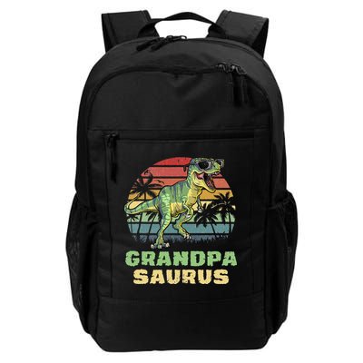 Grandpasaurus T Rex Dinosaur Grandpa Saurus Family Matching Backpack