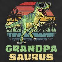 Grandpasaurus T Rex Dinosaur Grandpa Saurus Family Matching Beanie
