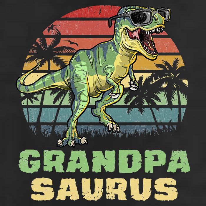 Grandpasaurus T Rex Dinosaur Grandpa Saurus Family Matching Beanie