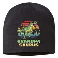 Grandpasaurus T Rex Dinosaur Grandpa Saurus Family Matching Sustainable Beanie