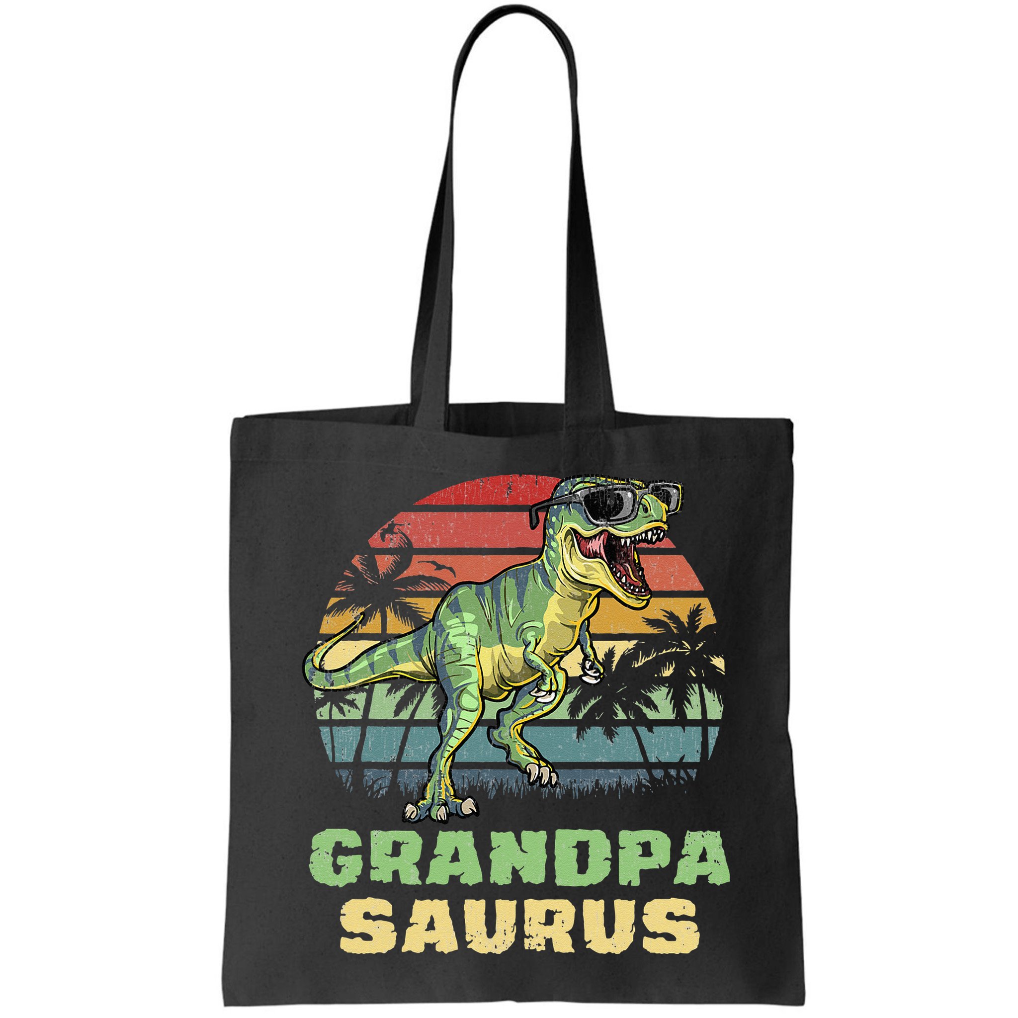 Grandpasaurus T Rex Dinosaur Grandpa Saurus Family Matching Bag