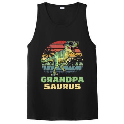 Grandpasaurus T Rex Dinosaur Grandpa Saurus Family Matching PosiCharge Competitor Tank