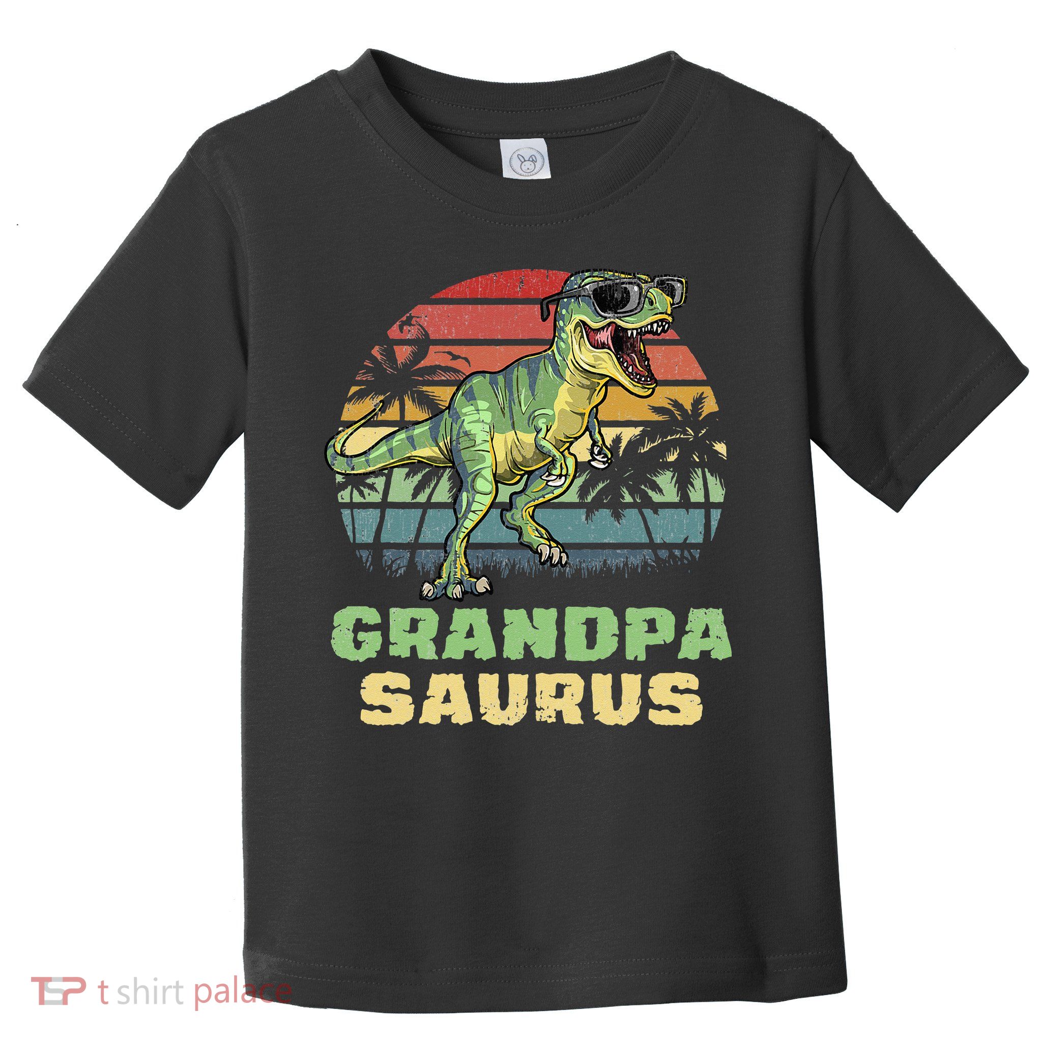 Grandpasaurus T Rex Dinosaur Grandpa Saurus Family Matching Toddler T-Shirt