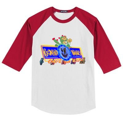 Good Times Road Trip Gift Kids Colorblock Raglan Jersey