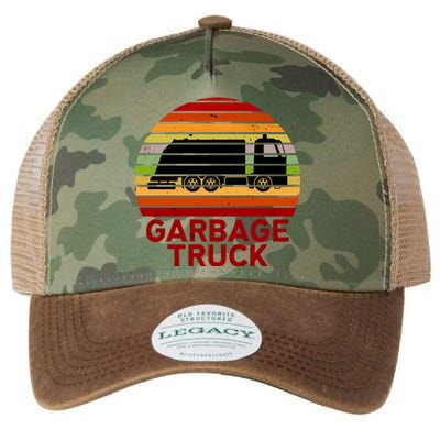 Garbage Truck Retro Legacy Tie Dye Trucker Hat