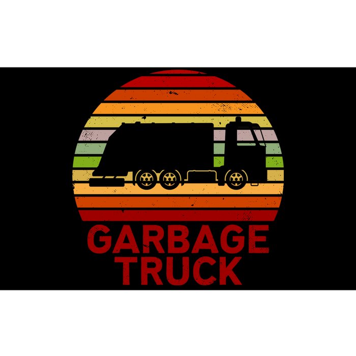 Garbage Truck Retro Bumper Sticker