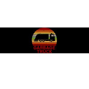 Garbage Truck Retro Bumper Sticker