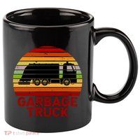 Garbage Truck Retro 11oz C Handle Ceramic Mug