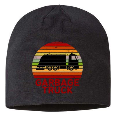 Garbage Truck Retro Sustainable Beanie