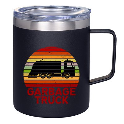 Garbage Truck Retro 12oz Stainless Steel Coffee Mug
