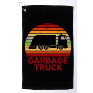 Garbage Truck Retro Platinum Collection Golf Towel