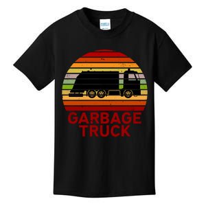 Garbage Truck Retro Kids T-Shirt