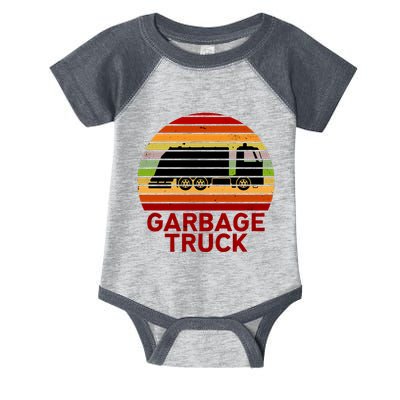 Garbage Truck Retro Infant Baby Jersey Bodysuit