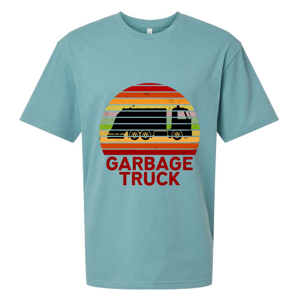 Garbage Truck Retro Sueded Cloud Jersey T-Shirt